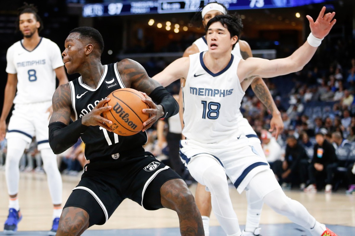 Brooklyn Nets guard Dennis Schroder 